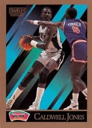 1990-91 SkyBox Base Set Caldwell Jones #257 card