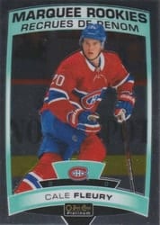 2019-20 O-Pee-Chee Platinum Base Set Cale Fleury #158 card