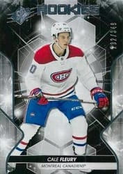 2019-20 SPx Base Set Cale Fleury #87 card