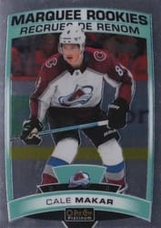 2019-20 O-Pee-Chee Platinum Base Set Cale Makar #175 card