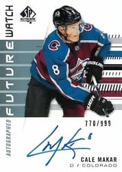 2019-20 SP Authentic Base Set Cale Makar #149 card