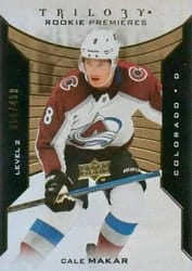2019-20 Upper Deck Trilogy Base Set Cale Makar #114 card