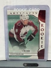 2019 Upper Deck Artifacts Cale Makar Ruby #161 card