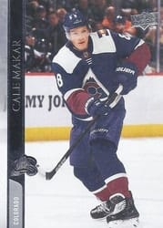 2020-21 Upper Deck Base Set Cale Makar #301 card