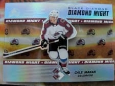 2020-21 Upper Deck Black Diamond Diamond Might Cale Makar #DM-CM card