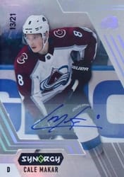 2020-21 Upper Deck Synergy Base Set Cale Makar #36 card