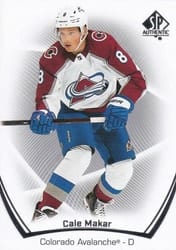 2021-22 SP Authentic Base Set Cale Makar #100 card
