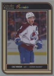 2022-23 O-Pee-Chee Platinum O-Pee-Chee Premier Variants Cale Makar #OP7 card