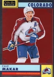 2022-23 O-Pee-Chee Platinum Retro Cale Makar #R-20 card