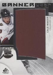 2022-23 SP Game Used 2022 NHL All-Star Game Banner Year Relics Cale Makar #BYAS-CM card