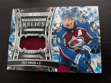 2022-23 Upper Deck Black Diamond Diamond Mine Relics Cale Makar #DMR-MA card