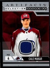 2023-24 Upper Deck Artifacts Selection Souvenirs Cale Makar #SS-CM card