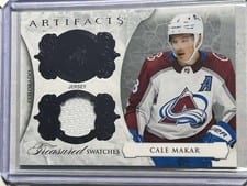 2023-24 Upper Deck Artifacts Treasured Swatches Cale Makar #TS-CM card