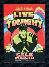 2023-24 Upper Deck Credentials Live, Tonight Cale Makar #LT-8 card