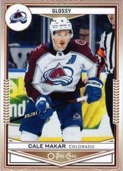 2024-25 Upper Deck O-Pee-Chee Glossy Cale Makar #OG-3 card