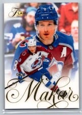 2025-26 Flair Time on Ice Cale Makar #TOI-6 card