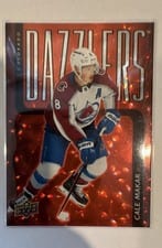 2025 Upper Deck Dazzlers Cale Makar Blue #DZ-31 card