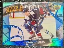 2025 Upper Deck Sizzle Reel Cale Makar #SR-1 card