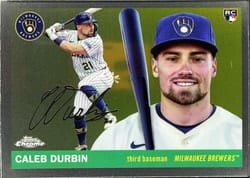 2025 Topps Chrome Platinum Base Set Caleb Durbin #297 card