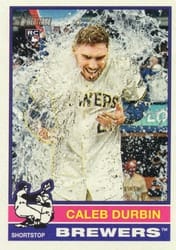 2025 Topps Heritage Base Set Caleb Durbin #539b card