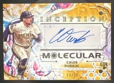 2025 Topps Inception Inception Molecular Autographs Caleb Durbin #IMA-CD card