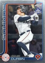 2025 Topps Pro Debut Chrome Caleb Durbin #PDC-160 card