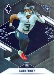 2021 Panini Phoenix Base Set Caleb Farley #151 card