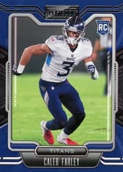 2021 Panini Playbook Base Set Caleb Farley #149 card