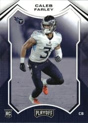 2021 Panini Playoff Base Set Caleb Farley #249 card