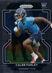 2021 Panini Prizm Base Set Caleb Farley #375 card