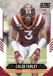 2021 Score Base Set Caleb Farley #341 card