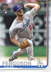 2019 Topps Base Set Caleb Ferguson #452 card