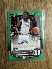 2025-26 Bowman Paper Prospects Retail Autographs Caleb Foster #PA-CF card