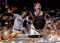 2018 Topps Base Set Caleb Joseph #597 card
