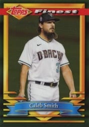 2021 Finest Flashbacks Base Set Caleb Smith #87 card