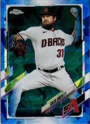 2021 Topps Chrome Sapphire Edition Base Set Caleb Smith #141 card