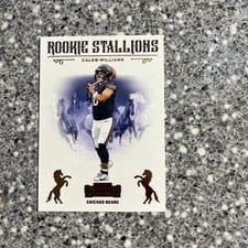 2024 Panini Contenders Rookie Stallions Caleb Williams Red #1 card