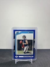 2024 Panini Donruss Caleb Williams Blue Press Proof #327 card