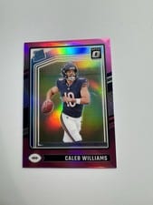 2024 Panini Donruss Optic Caleb Williams Pink #201 card
