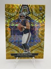 2024 Panini Mosaic Caleb Williams Yellow Reactive #301 card