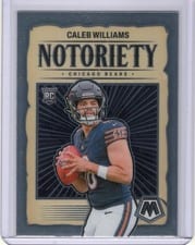 2024 Panini Mosaic Notoriety Caleb Williams #18 card