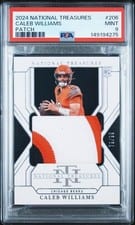 2024 Panini National Treasures Caleb Williams #206 card