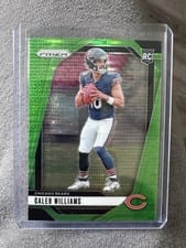 2024 Panini Prizm Caleb Williams Neon Green Pulsar #301 card