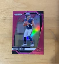 2024 Panini Prizm Caleb Williams Pink #301 card