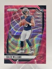 2024 Panini Prizm Caleb Williams Pink Wave #301 card