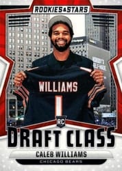 2024 Panini Rookies & Stars Draft Class Caleb Williams #1 card