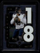 2024 Panini Select Select Numbers Caleb Williams #19 card