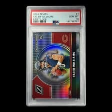 2024 Panini Zenith First Look Caleb Williams #1 card