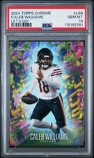 2024 Topps Chrome Let's Go! Caleb Williams #LG-8 card