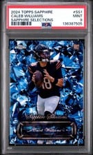 2024 Topps Chrome Sapphire Selections Caleb Williams #SS-1 card